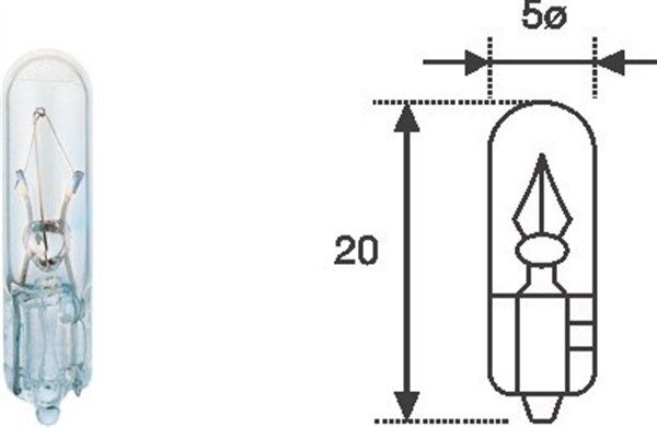 Magneti Marelli Glühlampe 003721100000 Für Tofas