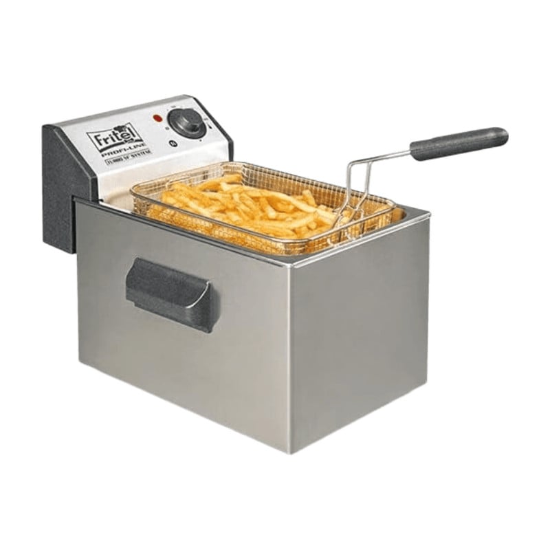 Fritel Profi 3505 Professionele Friteuse met Antistofdeksel, 5 L, 3200 W