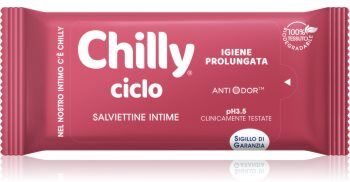 Chilly Ciclo Intimate Wipes toalhetes de higiene íntima 12 un.. Ciclo Intimate Wipes