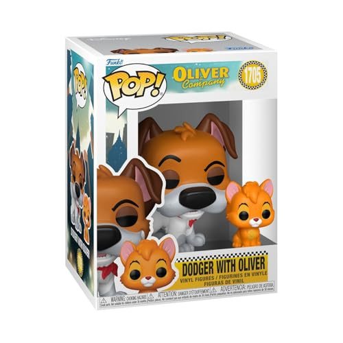 Funko POP! & Buddy Oliver and Company Dodger met Oliver Vinylfiguur