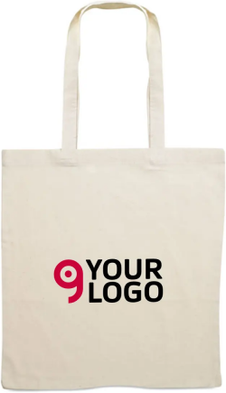 TURA Shopper cotone biologico 180g Made in UE 36x41 cm natural Personalizzate o neutre