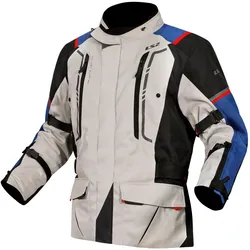 LS2 Narvik Jacke Grau / Schwarz / Blau Herren Gr.m