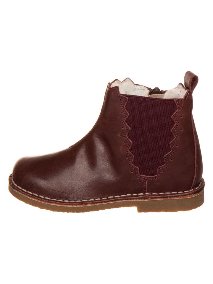 kmins Leder-Chelsea-Boots in Bordeaux - 29