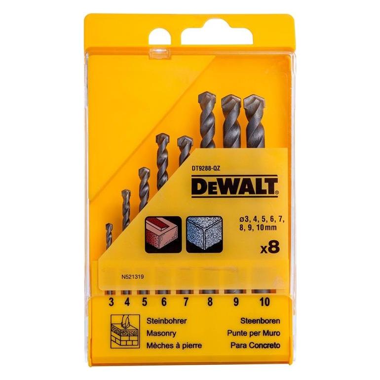 DeWalt Masonry Bit 8 PC Set (DT9288-QZ)
