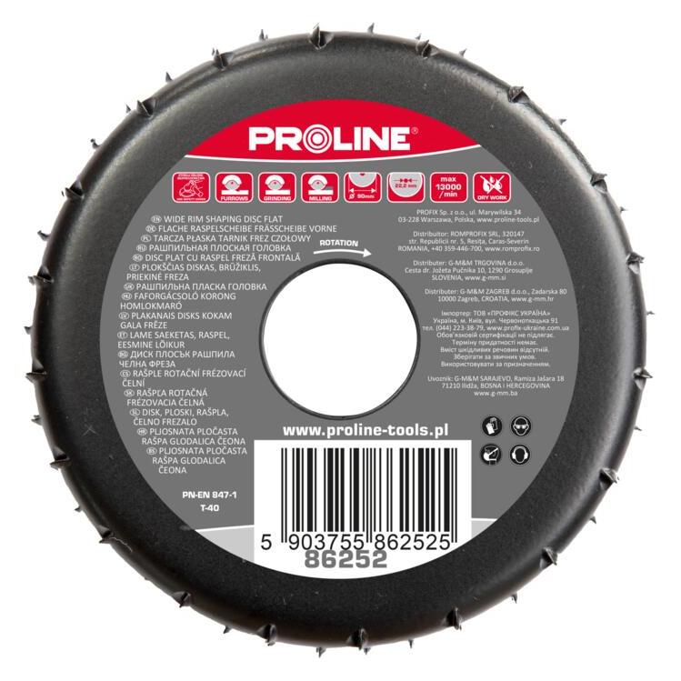 Proline Profix FLACHSCHEIBENSCHLEIFER DICKZAHN FRONTFRÄSER 120 mm (86253)