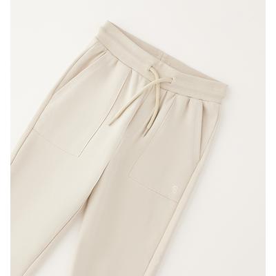 Sweathose SARABANDA "BABY BOY TROUSERS", Jungen, Gr. 110, EURO-Größen, beige (cream), 100% Baumwolle, Hosen Sweathose