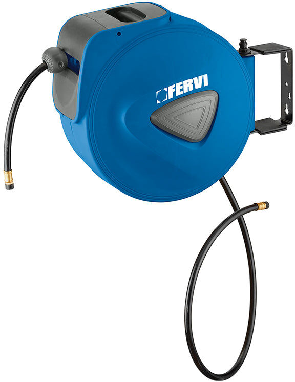 Fervi 0378/1510 Avvolgitubo auto rientrante per aria