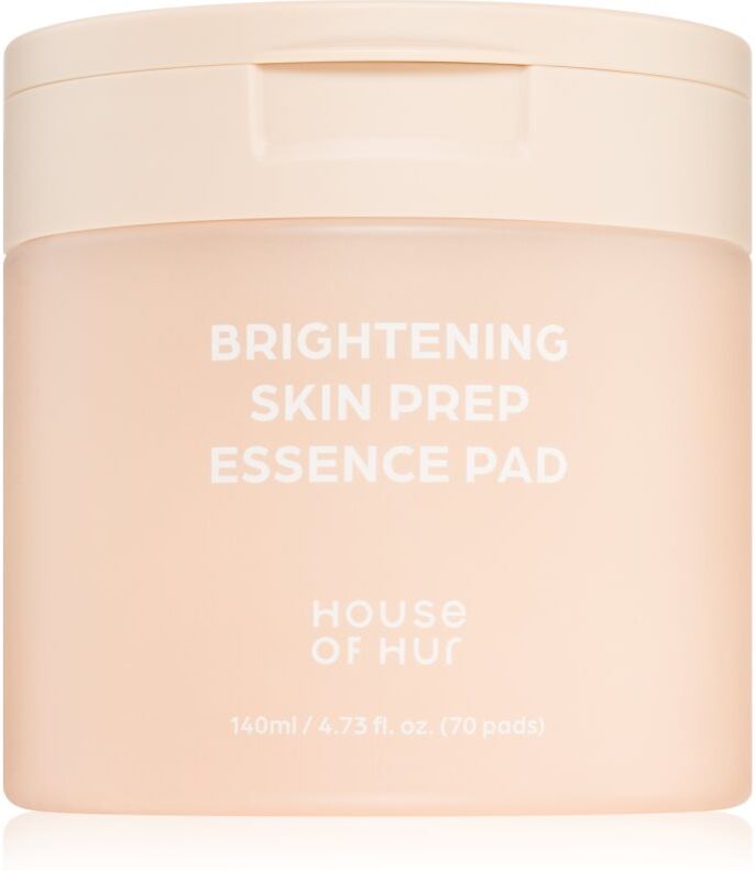 House of Hur Brightening Skin Prep Essence Pad toner pads to even out skin tone 140 ml