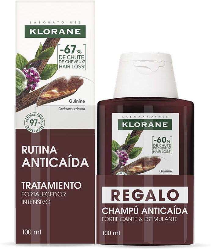 Klorane A La Quinina Y Edelweiss Bio Sérum Estuche 2 pz