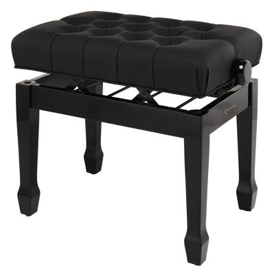 K&M 13982 Piano Bench Deluxe Schwarz poliert