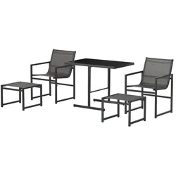 Balkonset platzsparend Agulo Plus ¦ grau