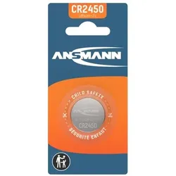 Ansmann Lithium Knopfzelle CR2450, 3 Volt