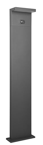 Trio Leuchten Blyde Hybride Solar LED Tuinlamp - Antraciet/Zwart - Aluminium - 100 cm