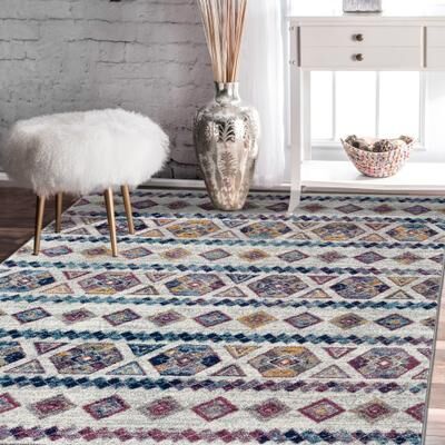 Amer Rugs Aurelia Inna Multicolored Geometric Area Rug
