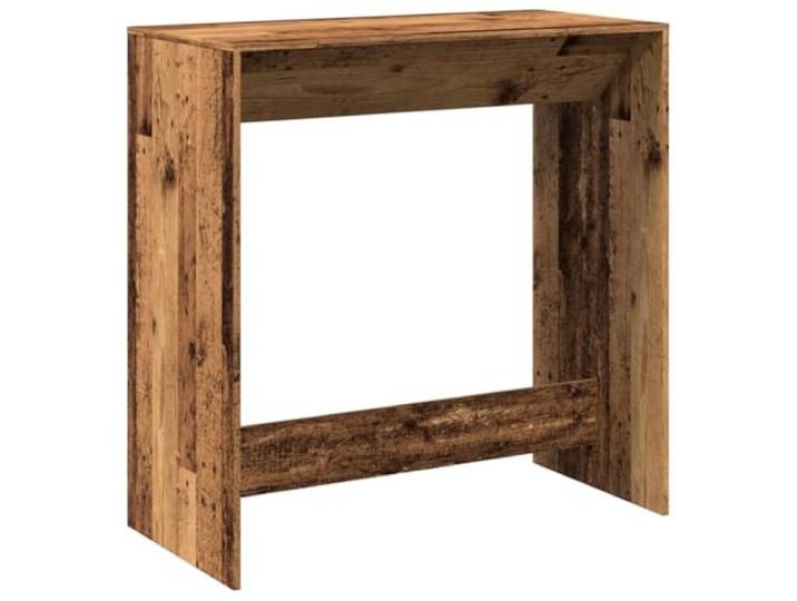 GHVBNMF Bartisch Altholz-Optik 102x50x103,5 cm Stehtisch Holzwerkstoff Stabiler Hochtisch für Küche und Wohnzimmer in dekorativer Optik, belastbar bis 80 kg, pflegeleichte Oberfläche.