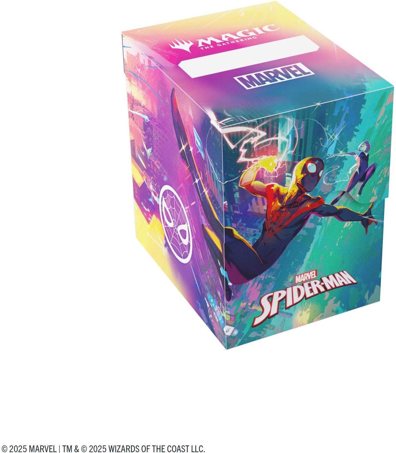 Gamegenic Magic: The Gathering Marvel's Spider-Man Soft Crate 80+ – Spider-Man/Spider-Gwen Card Storage, Ages 8+, by Gamegenic