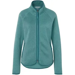 Tchibo - Strickfleecejacke - Damen - Gr. L - türkis