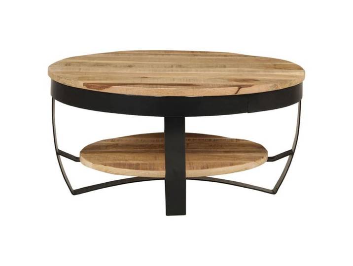 Table de salon Bois - Armoire basse Table basse Bois massif de manguier brut 65x32 cm@EU12544684