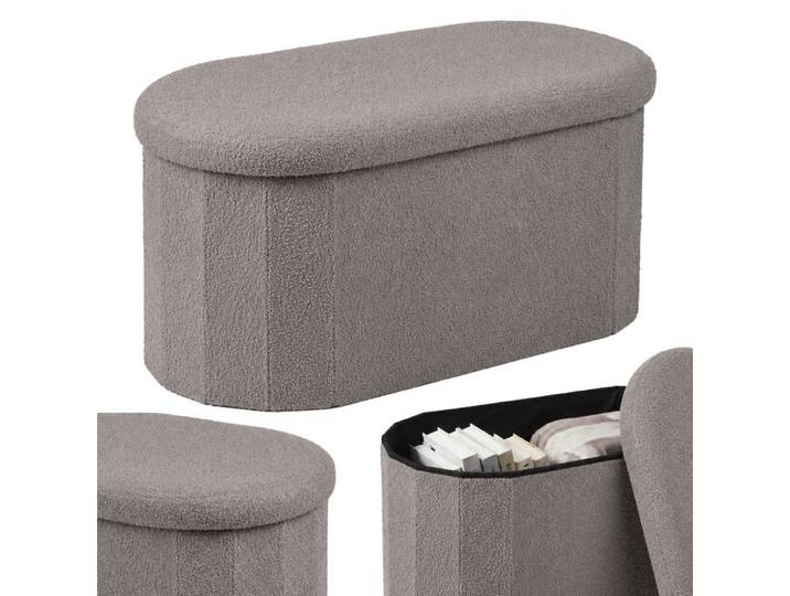 Relaxdays Banc en tissu «Teddy»