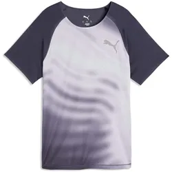 PUMA Lightspeed Graphic kurzarm Laufshirt Damen 35 - inky depths XS