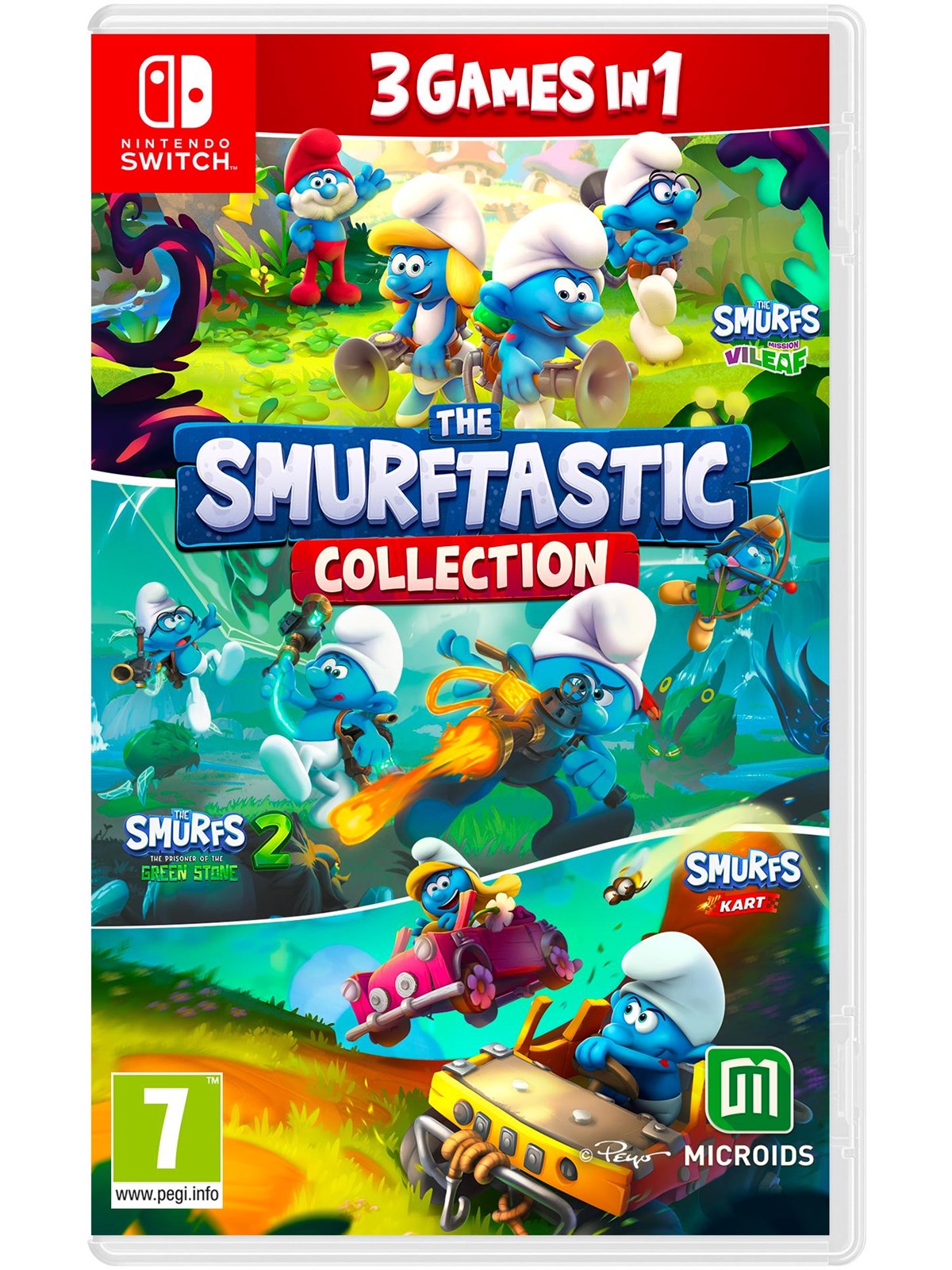The Smurftastic Collection (3-in-1) - Nintendo Switch - Abenteuer - PEGI 7