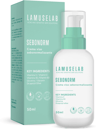 Lamuselab Sebonorm Crema Sebonormalizzante Viso 50 ml