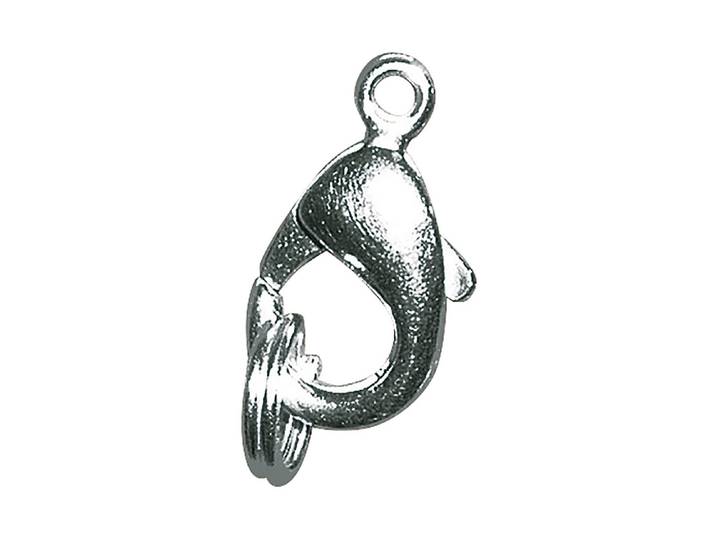 Rayher Karabiner-Schliesse mit Ring 9.5 mm 2 Stück