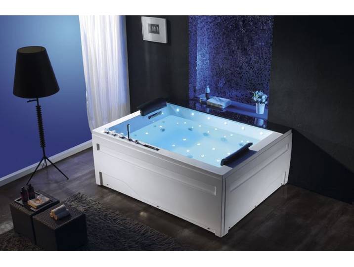 VERKÜRZTE LIEFERZEIT 2 Personen Whirlpool Jackson 190x150 Badewanne Vollausstattung