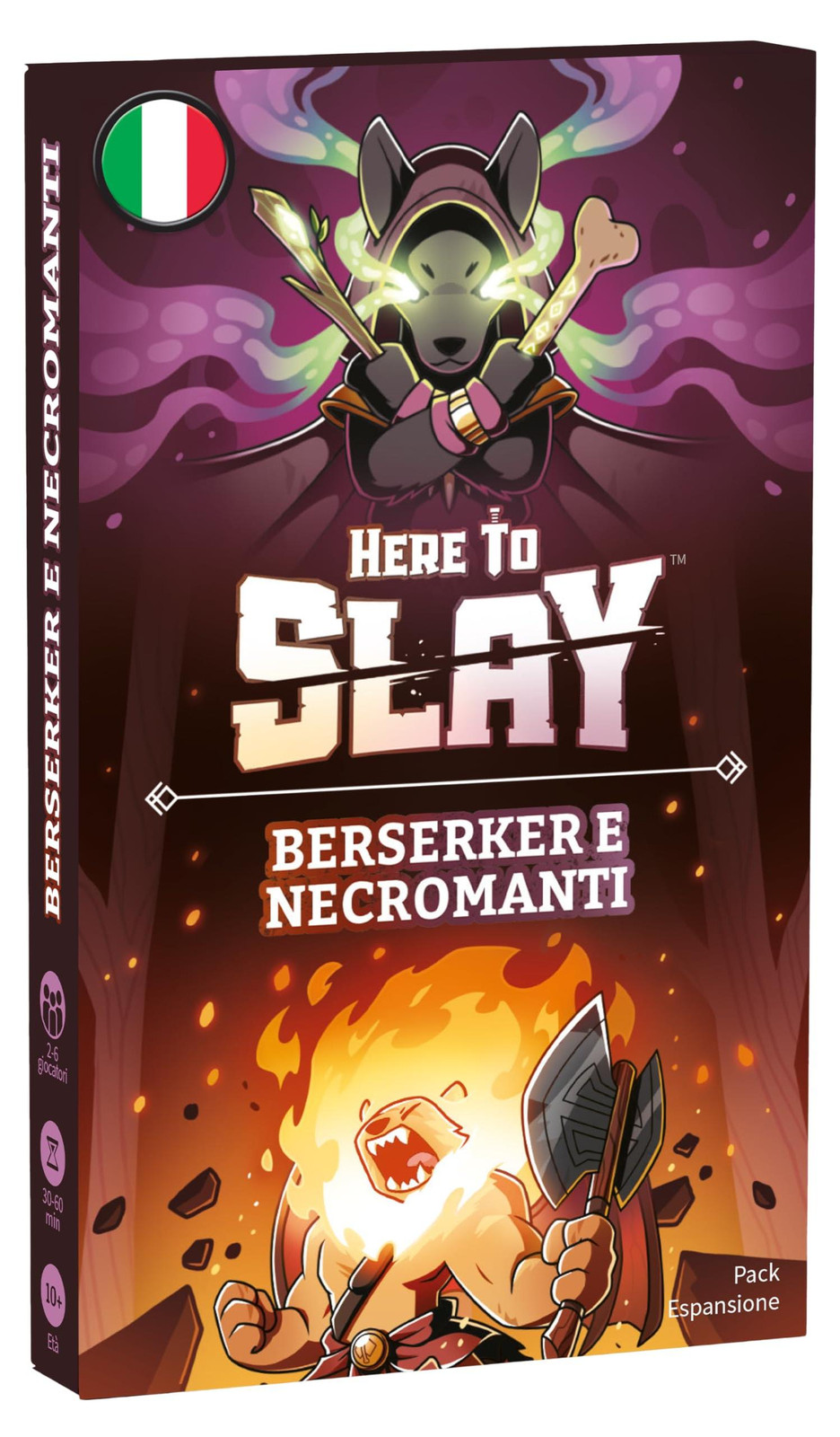 Asmodee - Here To Slay: Berserker en Nekromant uitbreiding bordspel voor 2-6 spelers