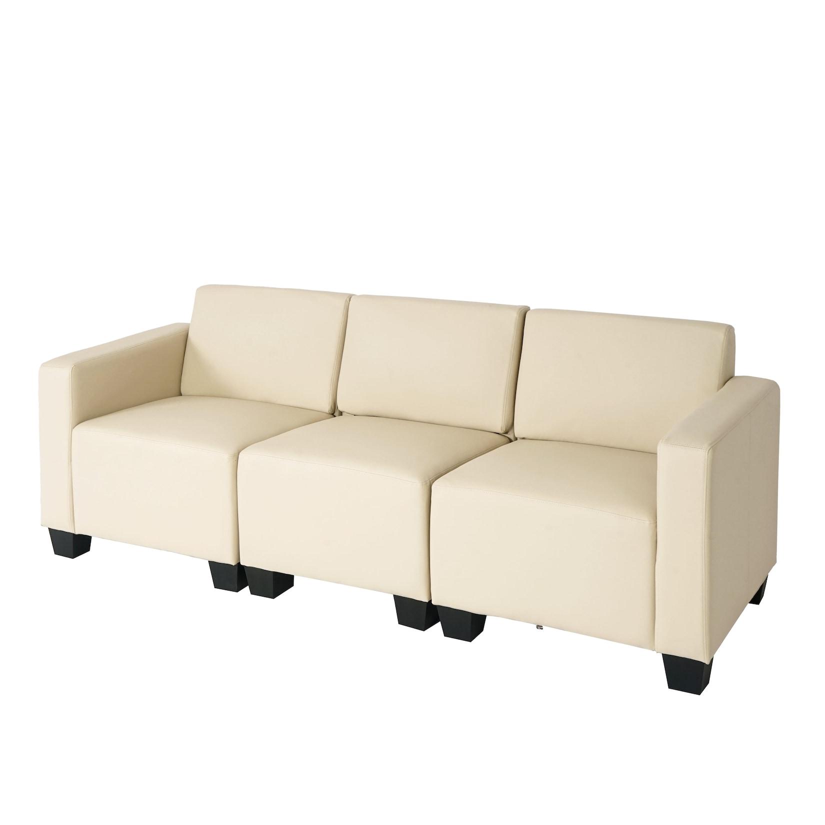 Modular 3-Sitzer Sofa Moncalieri ~ creme
