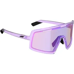 Leatt, Herren, Sportbrille, Sunglasses MadViz One Clear Purple Iriz Fuchsia 41 VLT (clear purple fuchsia, Pink, Purple, Transparent), Pink, Transparent, Violett