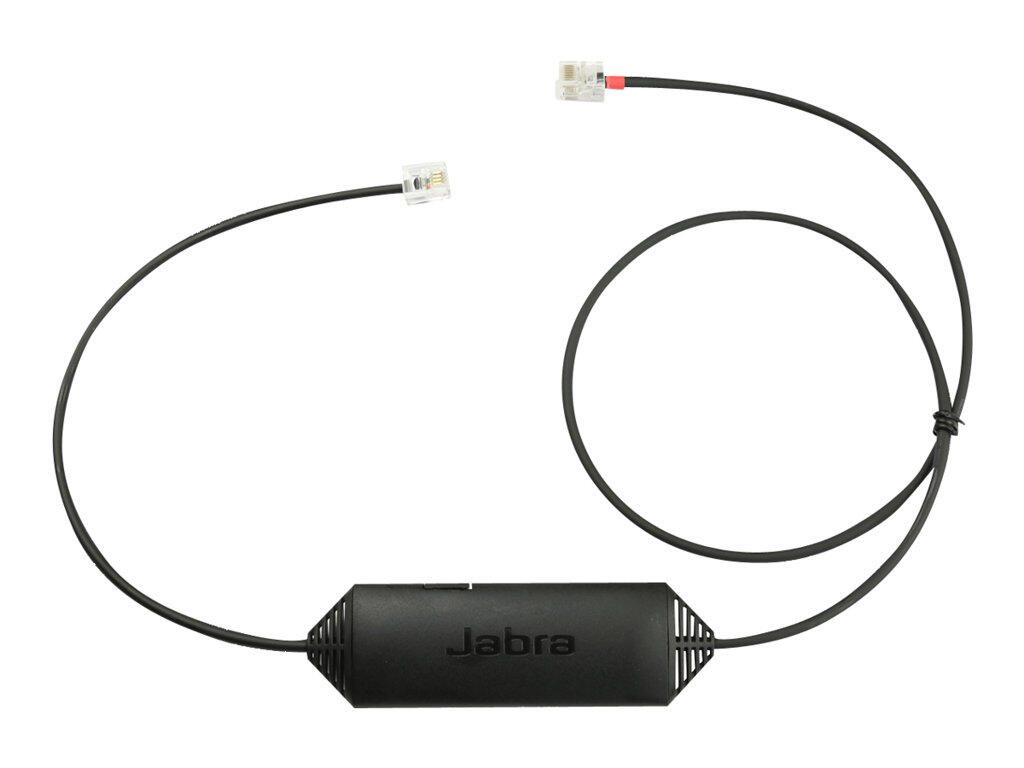 Jabra Link 14201-43 Elektronischer Hook-Switch Adapter für drahtloses Headset, VoIP-Telefon