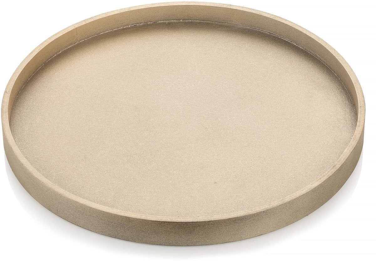 Dailygoods Ronde Salontafel met lade en houten dienblad in MDF-hout