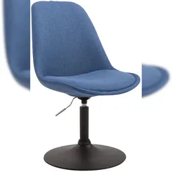 CLP Esszimmerstuhl Maverick Stoff blau/schwarz