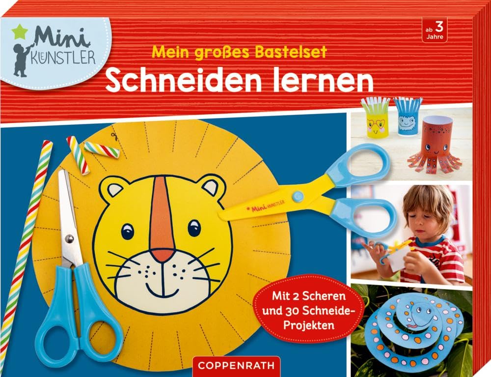 Mein großes Bastelset: Schneiden lernen: Mit 2 Scheren und 30 Schneide-Projekten (Mini-Künstler) - Preis vom 10.10.2026 11:48:34 h