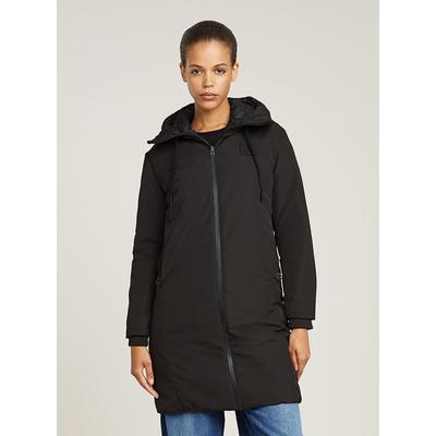 Parka G-STAR "Reversible Parka", Damen, Gr. XXS, schwarz (neo, schwarz), Obermaterial: 95% Polyester, 5% Polyester, Jacken Parka