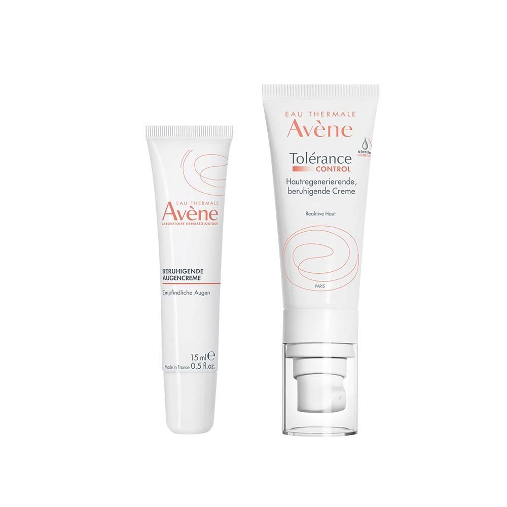 Avène Beruhigende Augencreme + Tolérance Control Creme Set 1 St