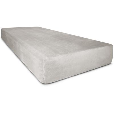 Spannbettlaken ASPERO "Flanell-Spannbettlaken PERPIGNAN", grau (hellgrau), B:160cm, Bettlaken, Spannbettlaken