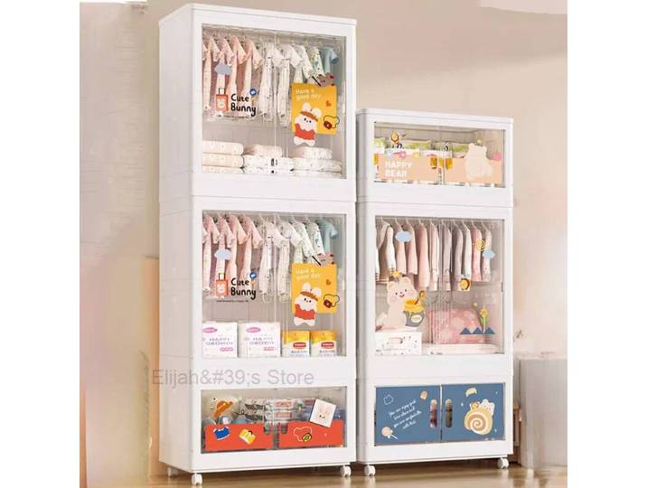 Organisateur maison enfants armoires cintres Cube stockage bébé enfants armoires affichage placard Enfant chambre meubles MR50CW