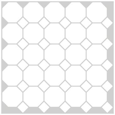 InHome Octagon Peel & Stick Backsplash Tiles