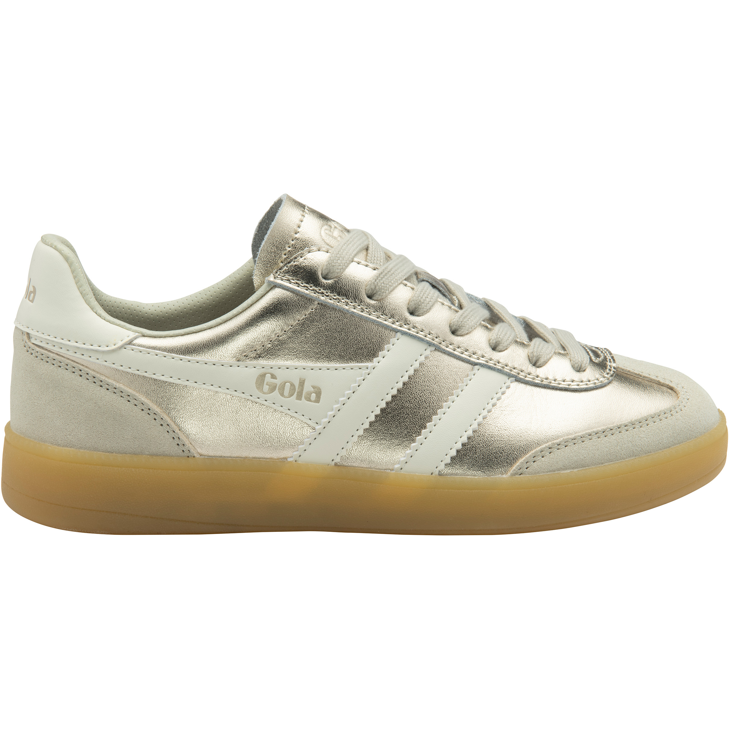 Gola Viper Metallic Damen Freizeitschuhe silber Größe 41 Lifestyle