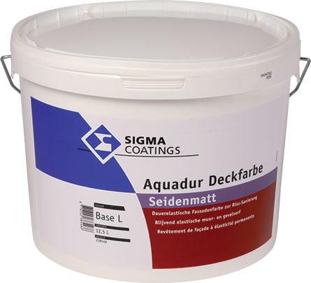 Finitura elastomerica Sigma Aquadur Deckfarbe Seidenmatt