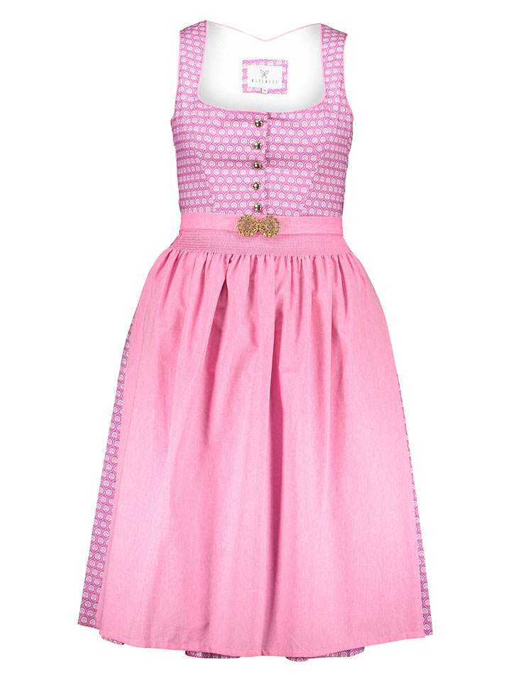 Alpenfee Dirndl "Polly" in Pink - 36