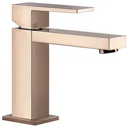 Gessi Rettangolo Waschtisch-Einhebelmischer, ohne Ablaufgarnitur, Ausladung 129 mm, 20002030, Farbe: Kupfer PVD