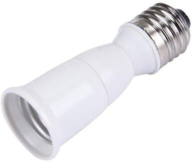 Everyday Crate E27 Light Bulb Extension Adapter 95mm Heat Resistant Lamp Socket Converter E27 Light Bulb Extension Adapter 95mm Heat Resistant Lamp Socket Converter