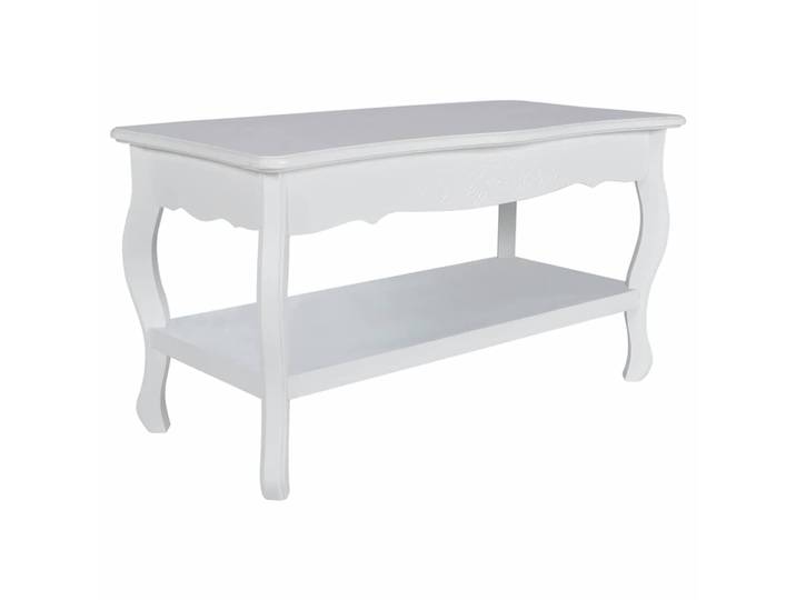 Maison Exclusive - Table Basse 2 Couches Mdf Blanc