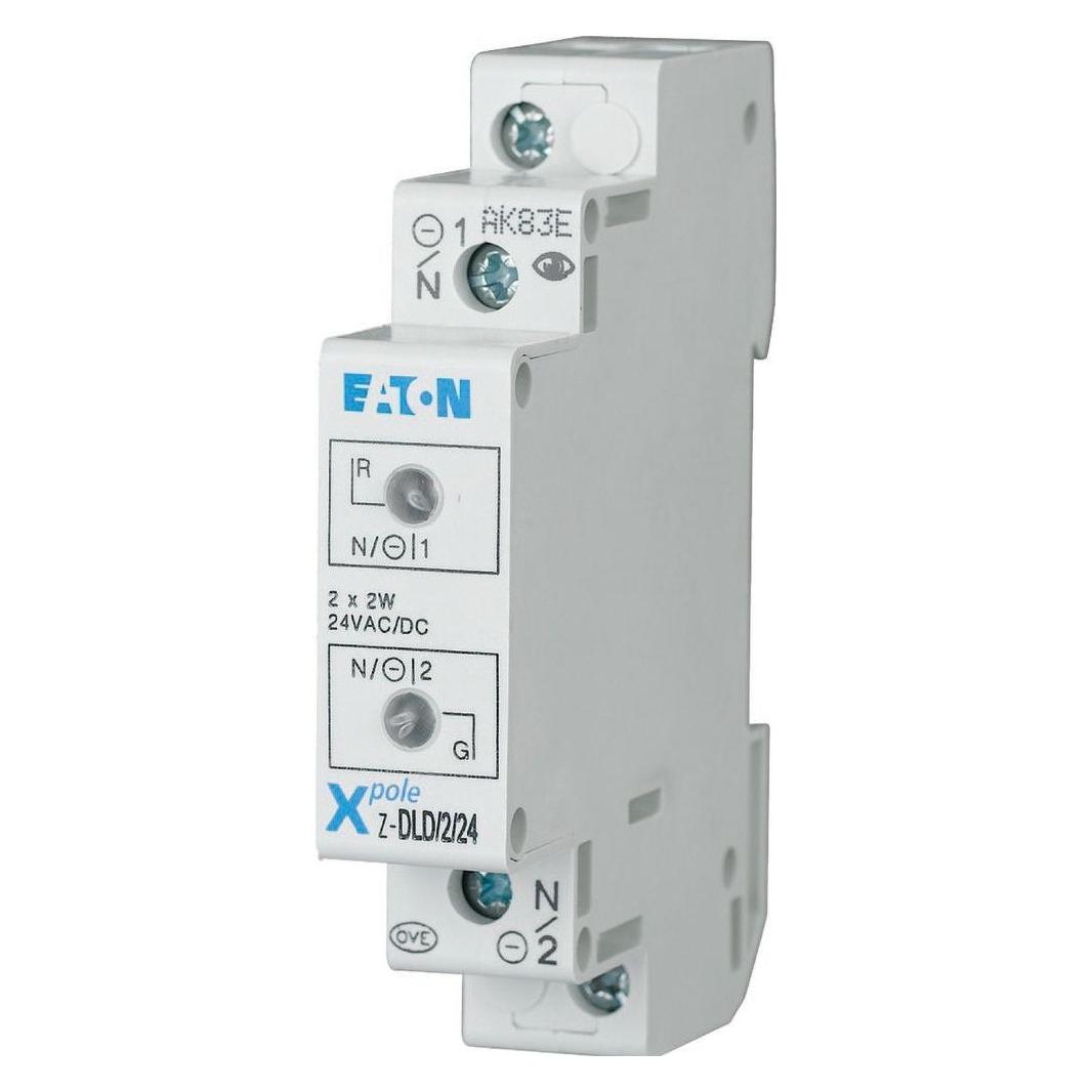 Eaton Doppelleuchte, 24AC/DC, rot/grün 284926 (284926) Mindestbestellmenge: 2 Stück
