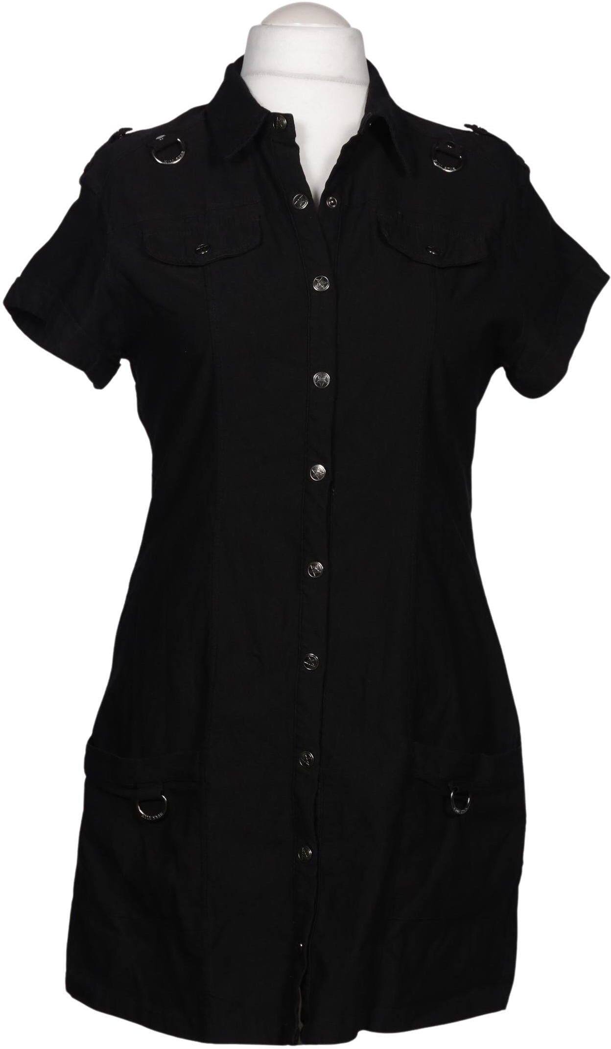 Killstar Damen Kleid, Schwarz, Gr. Xxl, Elasthan / Viskose - Second Hand