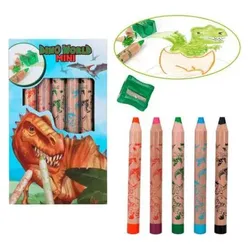 Magni, Malstifte, Buntstifte Dino World Mini 5er mit Spitzer (5x)