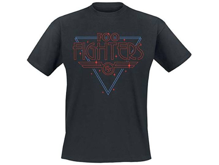 T-Shirt # M Unisex Black # Black Disco Outline